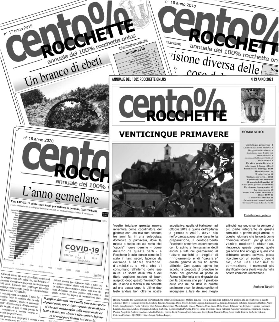 Archivio Giornali Rocchette 100